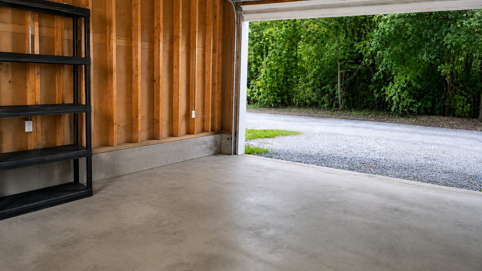 After: garage completely cleared